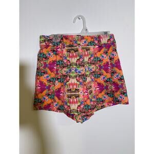 Victoria’s Secret Neon Tropical High Waist Vacation Resort Shorts SZ 0